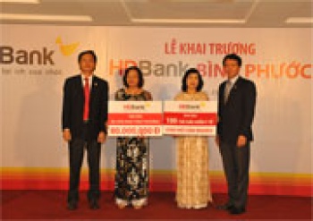 Khai trương chi nhánh Ngân hàng HDBank tại Bình Phước