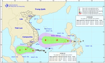 ATNĐ di chuyển chủ yếu theo hướng Tây, mỗi giờ đi được khoảng 20 km và có khả năng mạnh lên thành bão