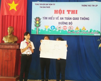 641 học sinh tham gia Hội thi tìm hiểu về an toàn giao thông đường bộ