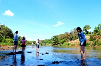 Di tích thác Đắk Mai 1: Hùng vĩ và thơ mộng