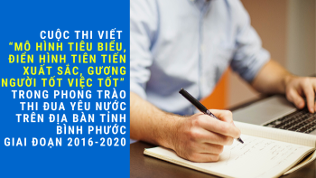 Thi viết về mô hình tiêu biểu, điển hình tiên tiến, gương người tốt việc tốt