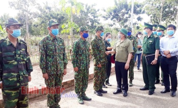 Chốt chặn của lực lượng vũ trang là "lá chắn" ngăn ngừa dịch bệnh xâm nhập vào tỉnh