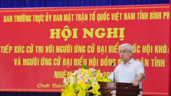 Cử tri Chơn Thành mong muốn người ứng cử không ngừng rèn luyện, phấn đấu xứng đáng là người đại biểu dân cử