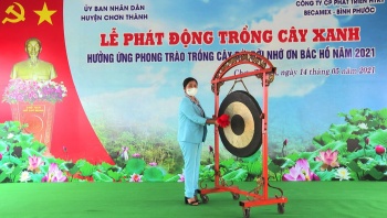 Chơn Thành phát động trồng cây đời đời nhớ ơn Bác Hồ