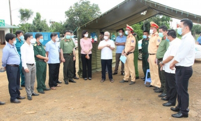 Từ 12 giờ 19/6, tạm dừng hoạt động Chốt kiểm soát phòng chống dịch Covid-19 tại Quốc lộ 14, huyện Bù Đăng