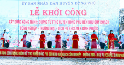 Bình Phước khởi công thêm tuyến đường để kết nối phát triển