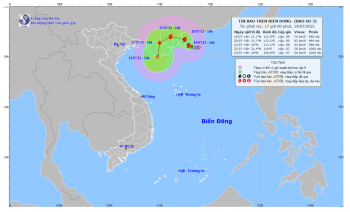 Bão trên Biển Đông: Cơn bão số 3