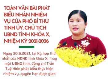 Bài phát biểu nhận nhiệm vụ của ĐĂNG NHẬP HI88
 nhiệm kỳ 2021-2026