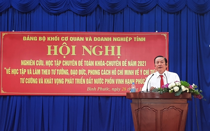 Đảng ủy khối tổ chức hội nghị triển khai học tập, nghiên cứu chuyên đề toàn khóa