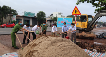 Đồng Xoài: Khởi công xây dựng tuyến ống cấp nước sạch dài 17km