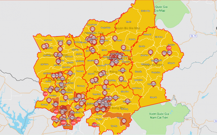 Phân loại cấp độ dịch trên địa bàn Đăng Nhập Hi88
 kể từ ngày 09/11/2021