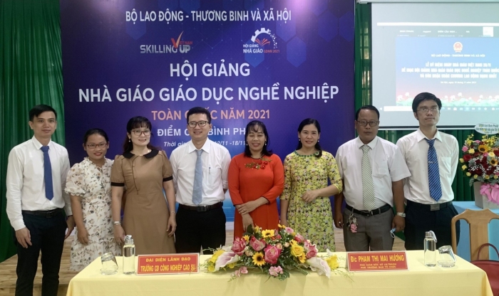 Bình Phước đạt 4 giải tại Hội giảng nhà giáo giáo dục nghề nghiệp 