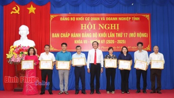 Hội nghị Ban Chấp hành Đảng bộ Khối Cơ quan và Doanh nghiệp tỉnh Bình Phước lần thứ 17