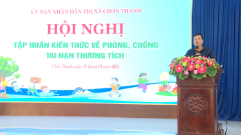 Chơn Thành tập huấn phòng chống tai nạn thương tích