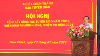 Chơn Thành tổng kết công tác tuyên giáo năm 2023