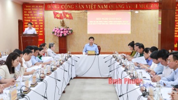 Giao ban công tác nội chính, phòng chống tham nhũng, tiêu cực và cải cách tư pháp năm 2023