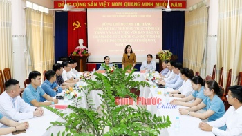 Phó Bí thư Thường trực Tỉnh ủy thăm, động viên Ban Bảo vệ, chăm sóc sức khỏe cán bộ tỉnh