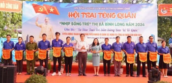 Bình Long tổ chức Hội trại tòng quân “nhịp sống trẻ”