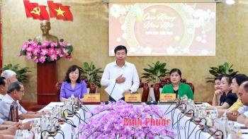 Gặp mặt cán bộ nguyên Thường trực, Ban Thường vụ Tỉnh ủy các thời kỳ dịp tết Nguyên đán