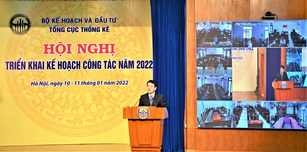 hoi nghi trien khai ke hoach cong tac nam 2022 cua nganh thong ke 2