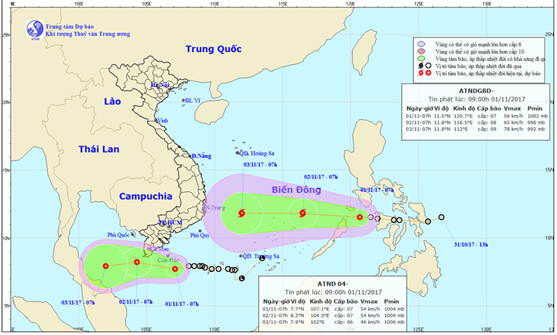ATNĐ di chuyển chủ yếu theo hướng Tây, mỗi giờ đi được khoảng 20 km và có khả năng mạnh lên thành bão