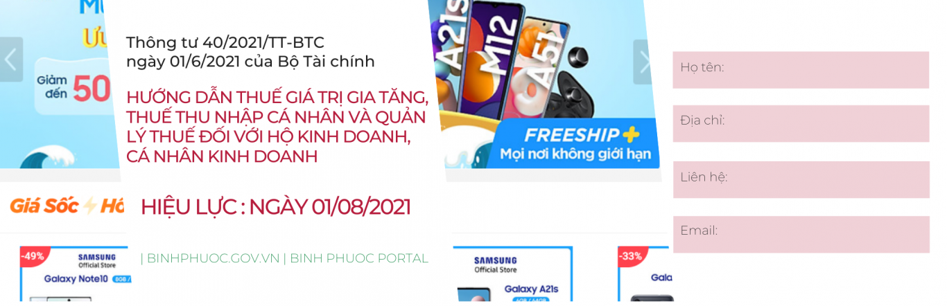 Nguyên tắc tính thuế đối với hộ, cá nhân kinh doanh